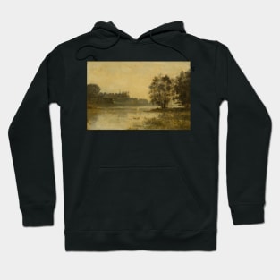 River Scene with Ducks by Stanislas Lepine Hoodie